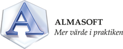 Almasoft logotyp – Fortus Pay partner