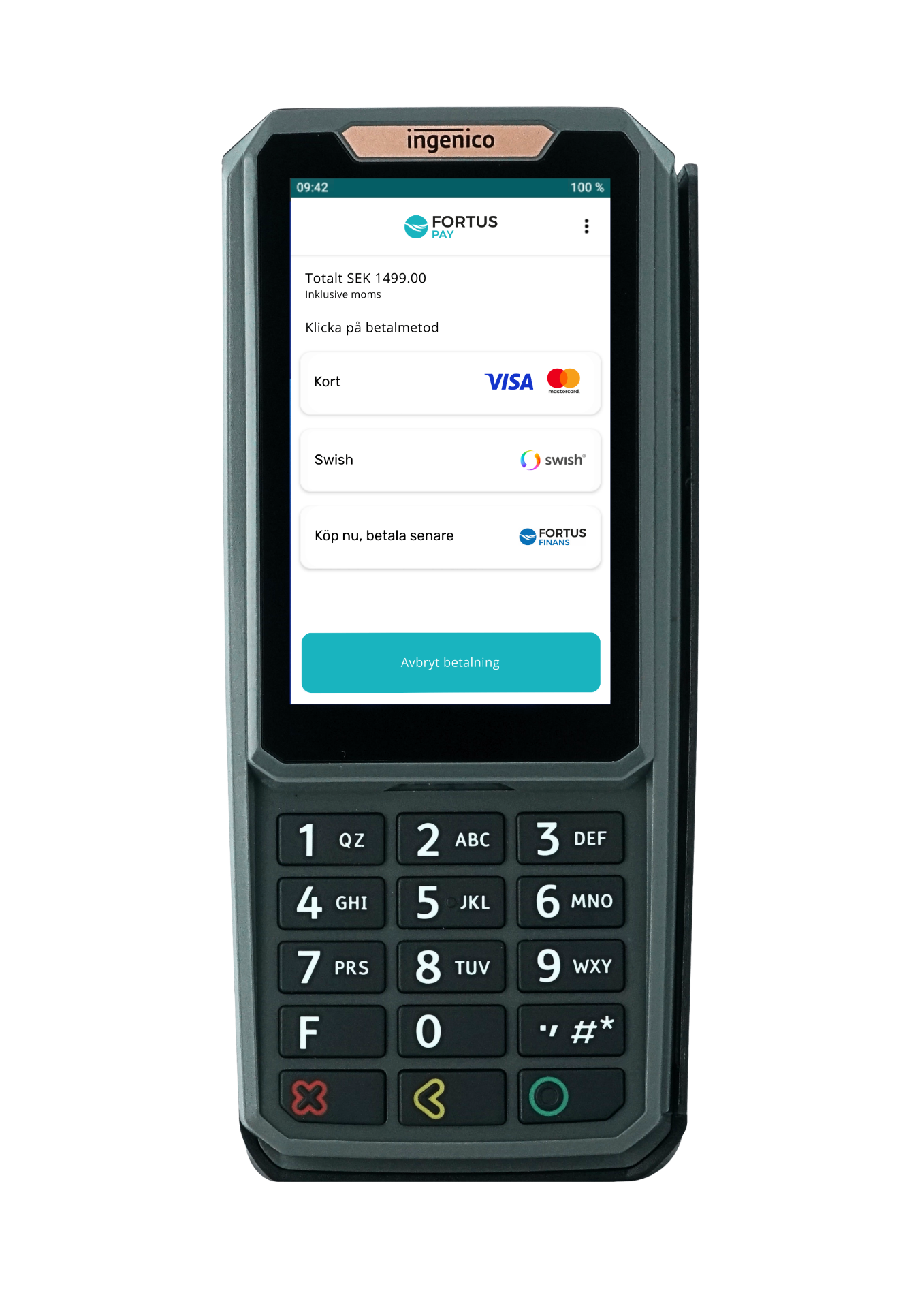 Fortus Pay RX5000 betalterminal