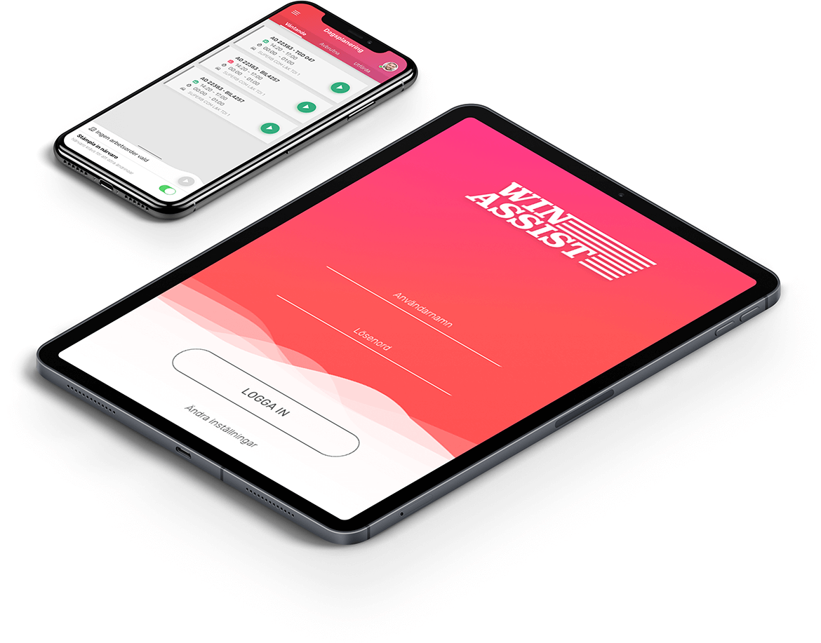 WinAssist mobil och surfplatta